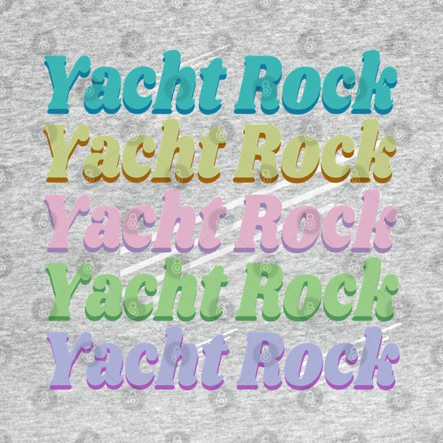 Yacht Rock / Soft Rock Genre Retro 70s Style by darklordpug